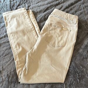 Chico’s The So Slimming Girlfriend Ankle Beige Size 1